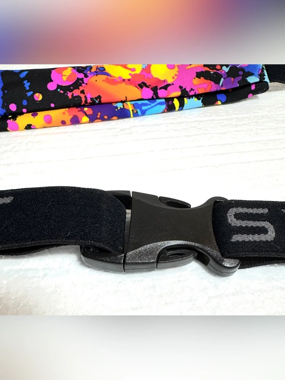 SpiBelt Rave Fabric Zipper Pocket Splash Fanny Pack Multicolor Unisex Versatile
